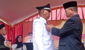 Terpilih Pada Pilkades Serentak Bulan Mei Lalu, Hari Ini Sukamto Resmi Dilantik Jadi Kades Lantak Seribu