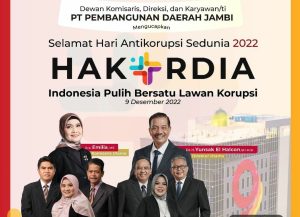 Hakordia 2022, Yunsak El Hacon : Bank jambi tumbuhkan Budaya Anti Korupsi