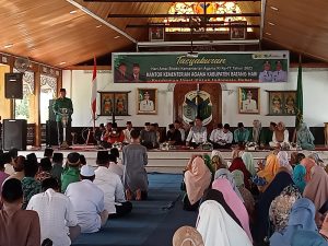 Bupati Batanghari Menghadiri Acara Tasyakuran Hari Amal Bhakti kementerian agama RI Yang Ke-77