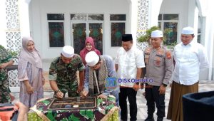 Bupati tanjabbar resmikan mesjid As Syarif Asrama Militer Kodim 0419 Tanjab