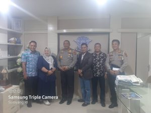 Dukung Dirlantas Tertibkan Angkutan Batubara, Anggota DPRD Provinsi Jambi Sambangi Ditlantas Polda Jambi