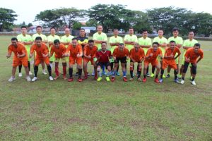 Exhibition, Makodim OKI Tumbangkan Insan Pers dengan Skor 3-1