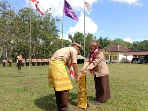 Berikan Pendidikan Dasar, Pramuka Saka Bhayangkara Polsek Pedamaran Gelar Perkemahan Orientasi