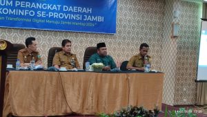 Rakor Diskominfo Provinsi Jambi, Kabupaten Batang Hari Raih Predikat Terbaik SPBE