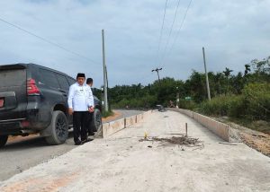 Tahap Proses Pengerjaan, Al Haris Tinjau Proyek Ruas Jalan Provinsi Sungai Saren – Senyerang