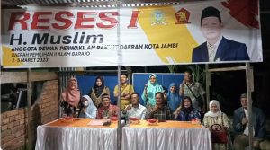 Reses Anggota DPRD Kota Jambi Muslim Taher, Masyarakat Kota Jambi Antusias Ikuti Kegiatannya