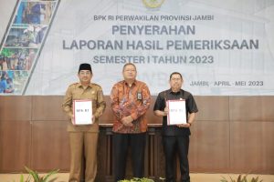 Pemkab Tanjab Barat Kembali Dapatkan Penghargaan Opini WTP dari BPK RI Perwakilan Jambi