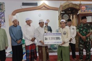 Bupati dan Wabup Tanjab Barat Safari Ramadhan ke Desa Brasau Kecamatan Tungkal Ulu