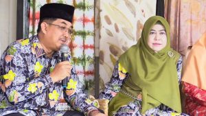 Bupati Drs.H. Anwar Sadat, M.Ag Hadiri Acara Halal Bihalal Dekranasda Kab.Tanjab Barat