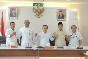 Bupati Tanjung Jabung Barat Hadiri Rapat Pembahasan Batas Kabupaten Tanjab Barat Dan Kabupaten Tanjab Timur Yang Digelar Kementerian Dalam Negeri Jakarta