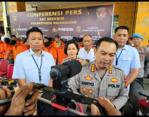 Dalam Tiga Pekan di Bulan Juni 2023, Satreskrim Polrestabes Palembang Berhasil Ungkap 45 Kasus