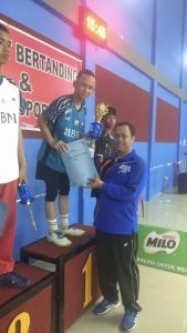 Atlet Badminton Ismail Nayaka Juarai O2SN Tingkat Kabupaten OKI