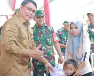 Wakil Bupati Tanjab Barat Apresiasi Kegiatan Positif TNI AD Peresmian Fasilitas Air Bersih