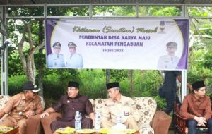 Bupati Tanjab Barat Lakukan Kunjungan ke Desa Karya Maju Dalam Rangka Khitanan Masal