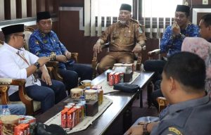 Bupati Terima Kunjungan Bawaslu Merangin. Ketua Bawaslu Minta Bupati Himbau ASN Agar Tidak Terlibat Politik Praktis