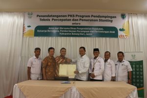 Lakukan Percepatan Penurunan Stunting, Pemkab Batanghari Lakukan Kerja Sama dengan PT inti Indosawit Subur