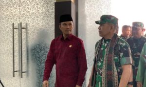 Ketua DPRD Jambi Sambut Kedatangan Kolonel Inf Rachmad