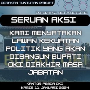 Cegah Rotasi Pejabat Dilingkungan Pemda OKI , Bupati OKI diminta jangan Manuver disisa Jabatan