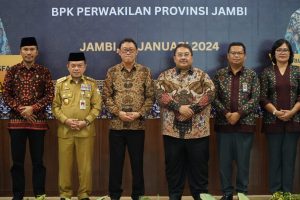 Ketua DPRD Jambi Hadiri Serah Terima Jabatan Kepala BPK Perwakilan Provinsi Jambi.