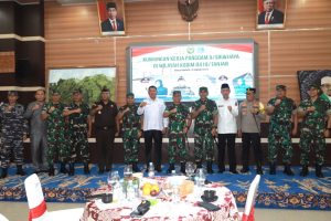 Wakil Bupati Tanjab Barat Bersama Unsur Forkopimda Sambut Kunker Pangdam II/Sriwijaya