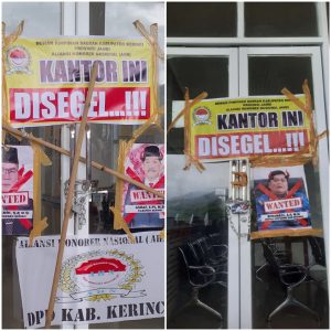 KISRUH PPPK, BERUJUNG DUA KANTOR DI KAB.KERINCI DISEGEL MASSA AKSI