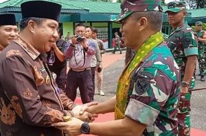 Kunker Pangdam di Merangin. Mukti: Pangdam II Sriwijaya Beri Motivasi Semangat Kerja