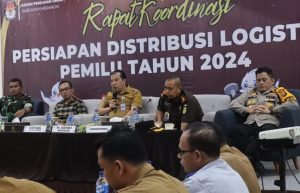 Lagi, Pemkab Merangin Gelar Rakor Persiapan Pemilu 2024. Pj Bupati Cek Sarana Pendistribusian Logistik