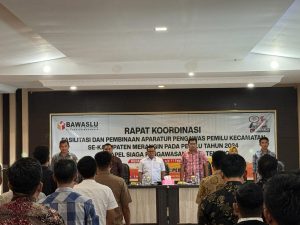 Bawaslu Merangin Rakor Bersama Panwaslucam dan PKD se-Kabupaten Merangin