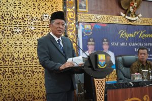 Wagub Sani Harap Rakor Staf Ahli Jadi Media Wujudkan Kesejahteraan Masyarakat Provinsi Jambi