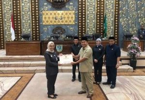 Pj Wali Kota Jambi Sampaikan LKPJ Walikota Tahun 2023