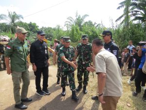 Kodim 0402/OKI Bersinergi Bersama Pemda OKI Gelar Optimasi Lahan