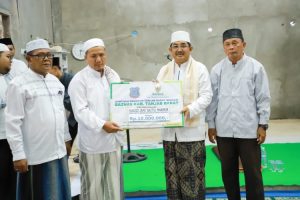 Bupati Tanjab Barat Laksanakan Kunjungan Safari Ramadan 1445 H ke Masjid Jami’ Baitul Makmur Desa Rantau Benar