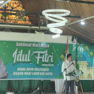 Halal bihalal PGRI Di Rumah Dinas Bupati Batanghari.