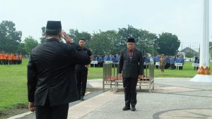 Sekda Kabupaten Muaro Jambi Budhi Hartono, S.Sos., MT Pimpin Upacara Peringatan Hari Otonomi Daerah