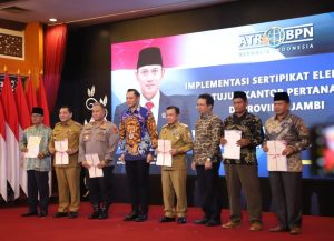 Tanjab Barat Resmi Menjadi Kabupaten Implementasi Layanan Pertanahan Secara Digital