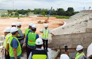 Sidak Proyek Stadion di Pijoan, Gubernur Al Haris Optimis Akhir 2024 Jambi Punya Stadion Sepakbola Megah