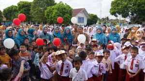 Sekolah di OKI Kenalkan Lingkungan Secara Serentak