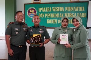 Dandim 0402/OKI Pimpin Langsung Upacara Wisuda Purnawira