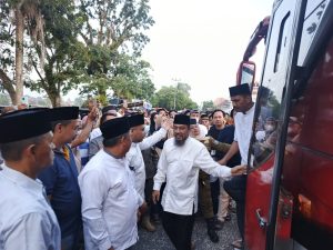 Pemkab OKI Sambut Kepulangan Jemaah Haji Kloter 18