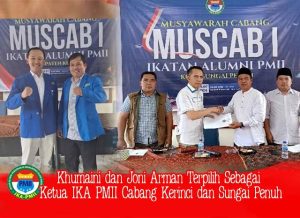 Arah baru IKA PMII Kerinci-Sungai penuh, Ketua Umum PMII kerinci Sungai-Penuh beri ucapan selamat