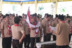 Pengurus Baru Gerakan Pramuka Kabupaten OKI Resmi Dilantik