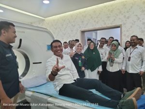 Bupati Batang Hari Hadiri dan Resmikan Grand Launching Pelayanan Penunjang CT-SACN 128 SLICE di RSUD Hamba Kabupaten Batang Hari Tahun 2024