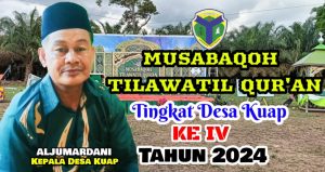 Pemerintah Desa Kuap Dapat Dukungan Penuh Masyarakat Tuk Selenggarakan MTQ Tingkat Desa yang ke Empat