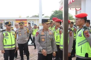 Kapolda Jambi Cek Kesiapan Polres Batanghari Hadapi Pemilukada 2024