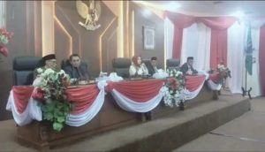 Gelar Rapat Paripurna, DPRD Batanghari Dengarkan Pidato Kenegaraan Presiden RI