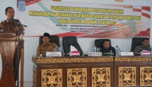 Politik Baik Adalah Politik Santun dan Saling Menghargai. Asisten I Buka Sosialisasi Pendidikan Politik Pemkab Merangin