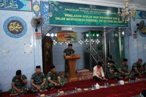 *Kodim 0402/OKI Laksanakan Peringatan Maulid Nabi SAW*