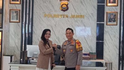 Ketua Fraksi PDI-Perjuangan DPRD Kota Jambi Maria Magdalena Berdialog Bersama Kapolresta Soal Kenakalan Remaja