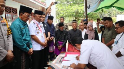 Pj Bupati Merangin Terlibat Dalam Perdamaian Antar Warga Bungo Antoi Tabir Selatan