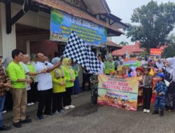 Pj Bupati Lepas Karnaval Hari Anak Nasional ke-40. Diikuti 350 TK se-Kabupaten Merangin